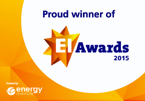Winner in the 'Technology' category at the Energy Institute Awards 2015 Winner in the 'Technology' category at the Energy Institute Awards 2015