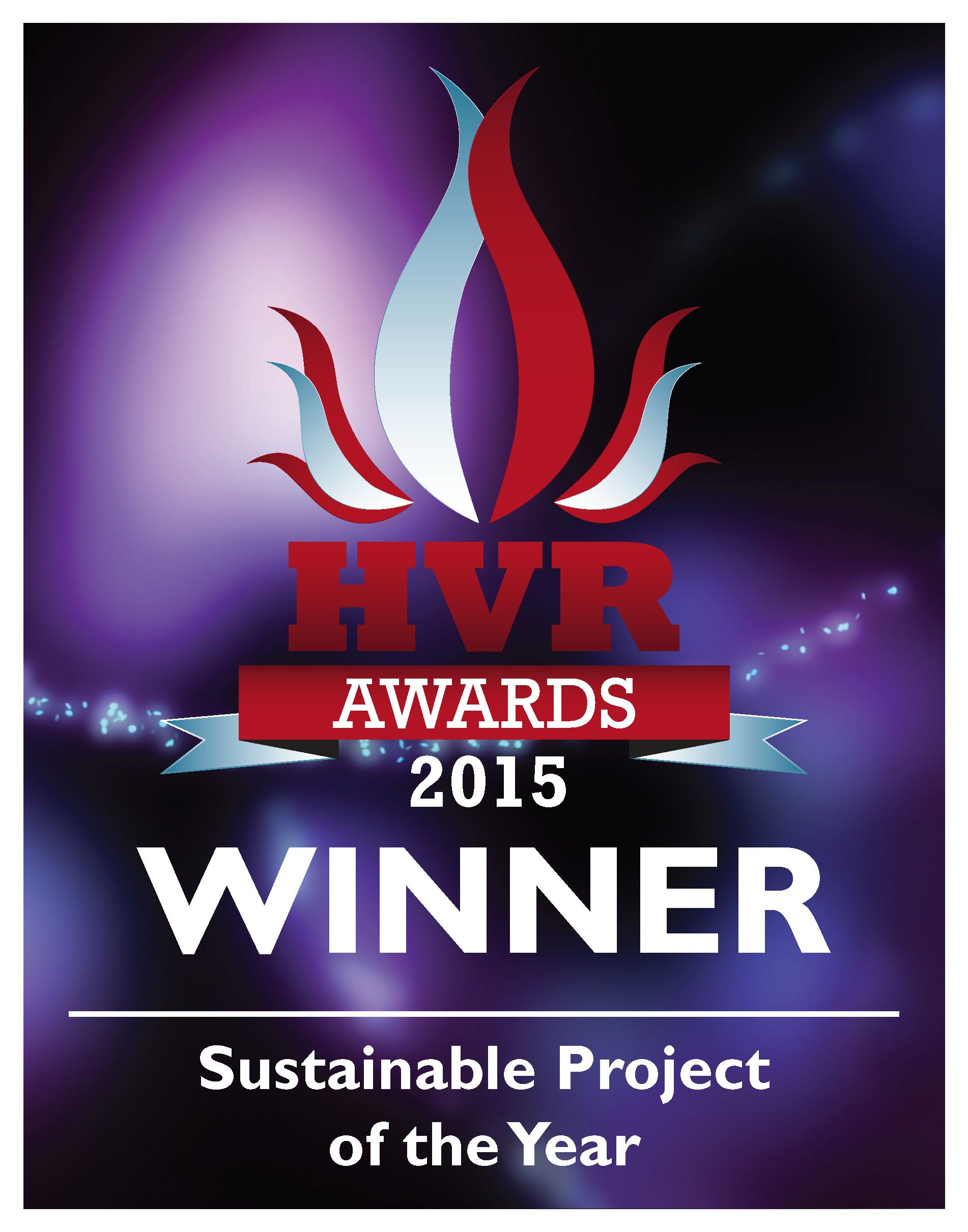 Winner of 'Sustainable Project of the Year' at the HVR Awards 2015 Winner of 'Sustainable Project of the Year' at the HVR Awards 2015