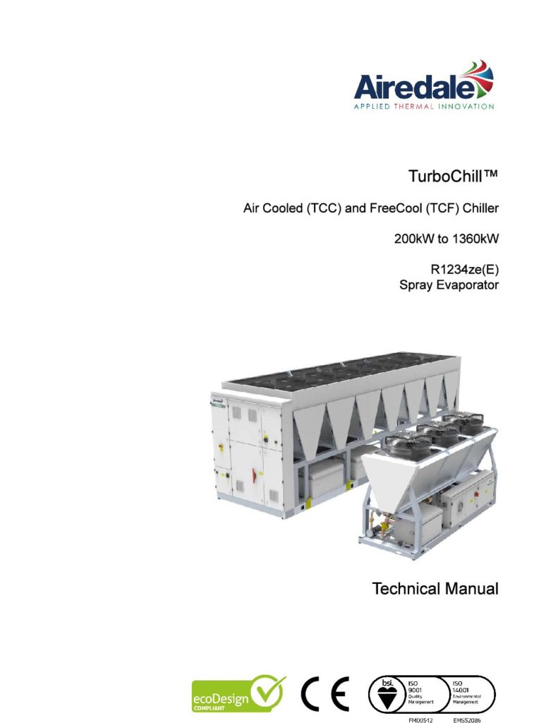 TurboChill™ and TurboChill™ FreeCool Spray Evaporator Airedale