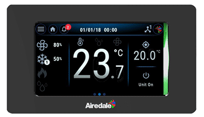 VU Display - Airedale display system information efficiently